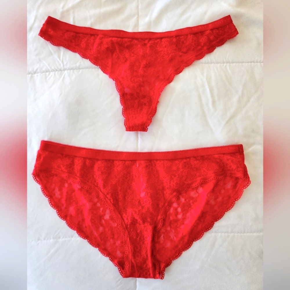 VTG Victoria's Secret Lace Panties Bundle